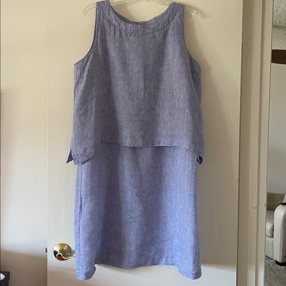 Habitat Light Blue Sleeveless Midi Dress